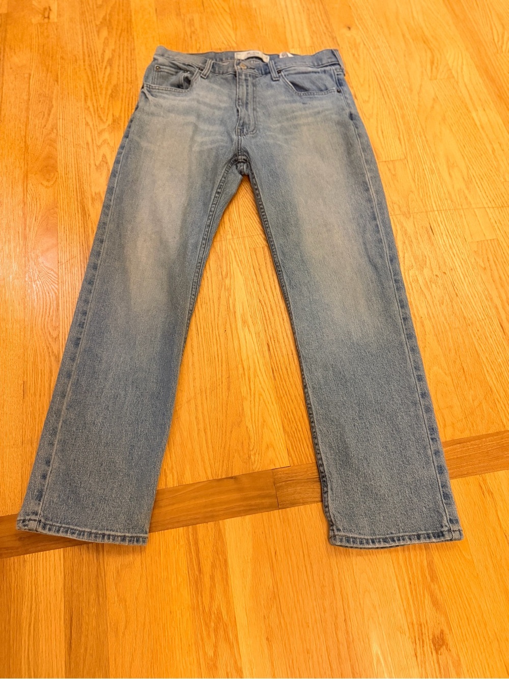 Men's Size 32x30 "Hollister" Light Blue Straight-Leg Jeans GUC